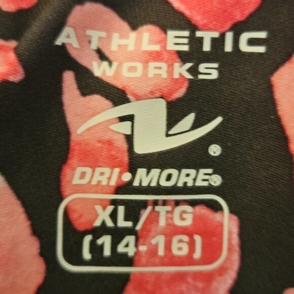 Girl's Junior Athletic Works Performance Leopard Print Pink - Picture 12 of 12